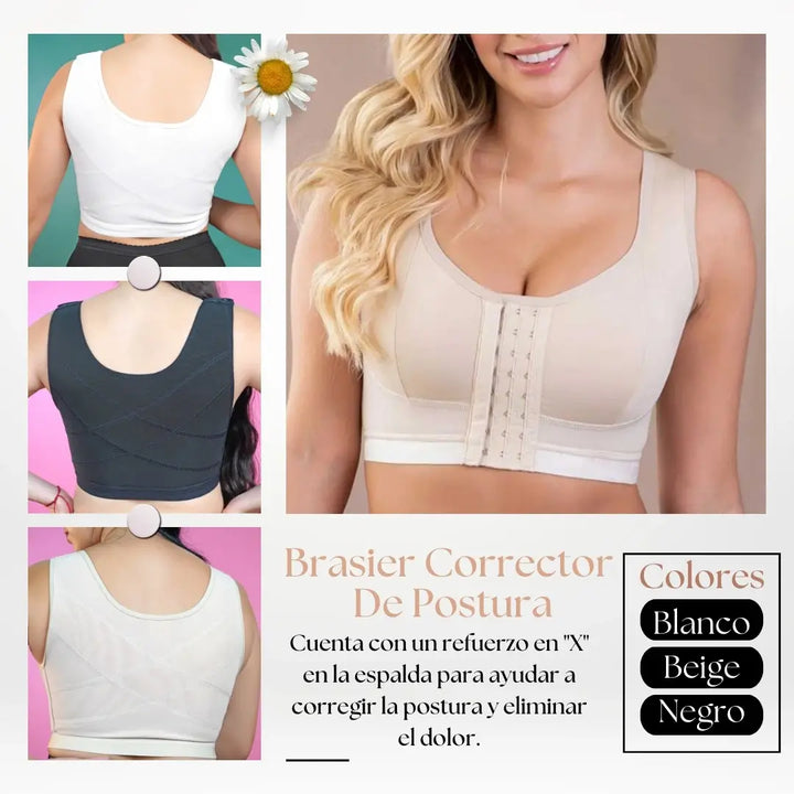 Brasier corrector de postura con soporte de espalda en x sale